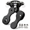 Sresk Harley Mirror Drop Bracket Adapter Set Duty Aluminum Waterproof-0