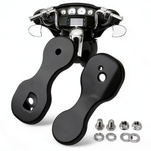 Sresk Harley Mirror Drop Bracket Adapter Set Duty Aluminum Waterproof-0