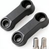 MAKGAGAAI Motorcycle Mirror Extender Mount Riser Aluminum Adapter-0