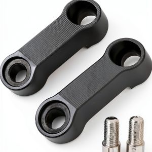 MAKGAGAAI Motorcycle Mirror Extender Mount Riser Aluminum Adapter-0