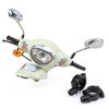 Beatifufu Polished Alloy Mirror Bracket L3227R01JXY 5.6x3.8CM-4
