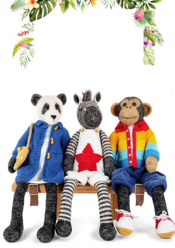 Knitted Animal Friends eBook David & Charles Toymaking-0