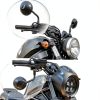 WOOGA Mirror Brackets for CMX 500 Front Rearview – Black Carbon Steel-3