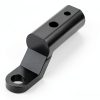 HQTS Matte Black Motorcycle Rearview Mirror Bracket, Universal Fit,-3