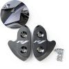 MFGZD R1/R1M Mirror Block Off Base Plate Black CNC Aluminum-1