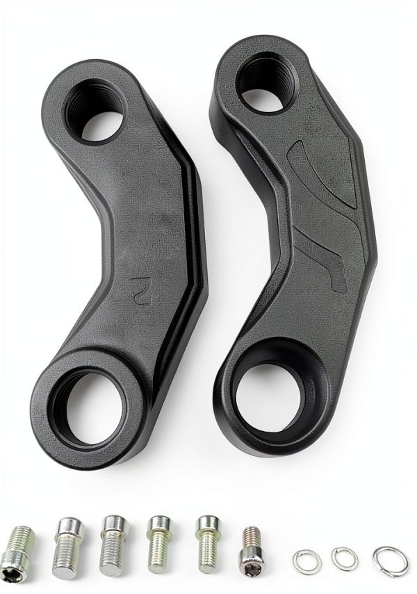 evomosa 10mm Extend Adapter for Motorcycle Mirrors - Universal Fit,-1