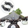 Motoforti Front Motorcycle Mirror Bracket Aluminum Adjustable-1