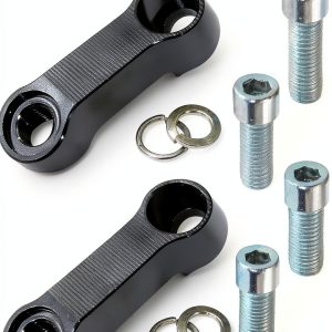MOFIT Motorcycle Mirror Extender Kit 10mm & 8mm Aluminum Adapter-0