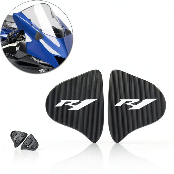 Yamaha YZF-R1 R1M 2020-2024 Mirror Block Off Base Plate - Black --1