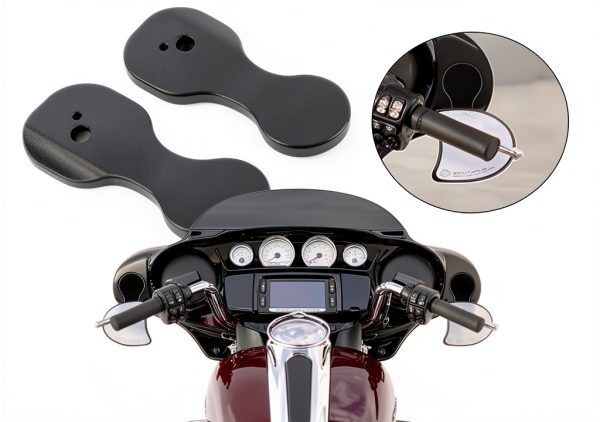 BK0192 Fairing Mount Mirror Bracket Adapter for 2014-2021 Street Glide-5