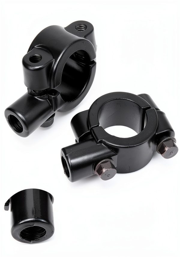 Beatifufu Polished Alloy Mirror Bracket L3227R01JXY 5.6x3.8CM-2