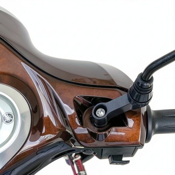MAKGAGAAI Motorcycle Mirror Extender Mount Riser Aluminum Adapter-4