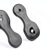 Sresk Harley Mirror Drop Bracket Adapter Set Duty Aluminum Waterproof-2