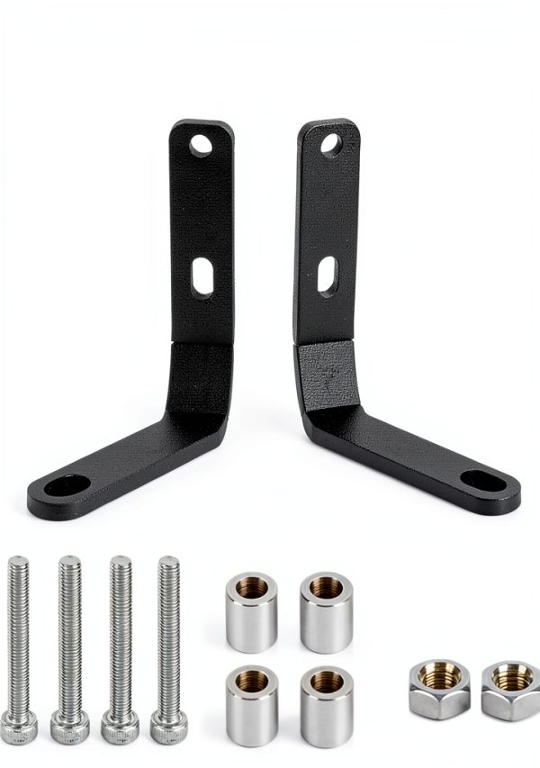 BK0206 Stainless Steel Rearview Mirror Bracket Pair for Rebel 500/300-4