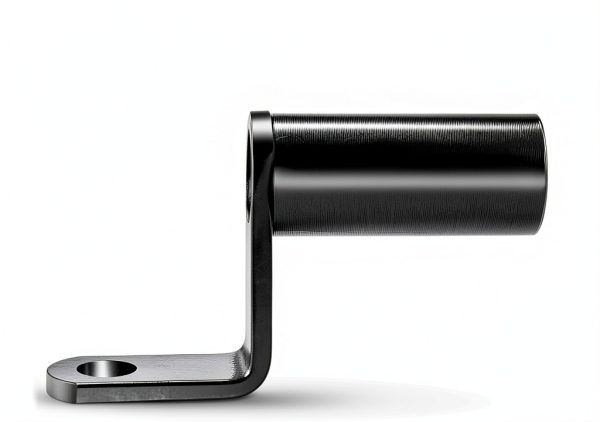 Pinflaw Motorcycle Conversion Bracket Aluminum Alloy 1PC Black-6