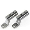 HQTS Matte Black Motorcycle Rearview Mirror Bracket, Universal Fit,-4