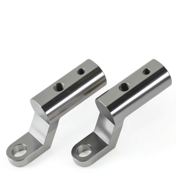 HQTS Matte Black Motorcycle Rearview Mirror Bracket, Universal Fit,-4