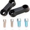 Joyzan Motorcycle Rearview Mirror Adapter, Aluminum Alloy, Custom Fit,-0