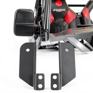Chelhead Side Mirror Mounts for Polaris RZR Heavy Duty Steel Brackets-0