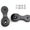 Sresk Harley Mirror Drop Bracket Adapter Set Duty Aluminum Waterproof-5
