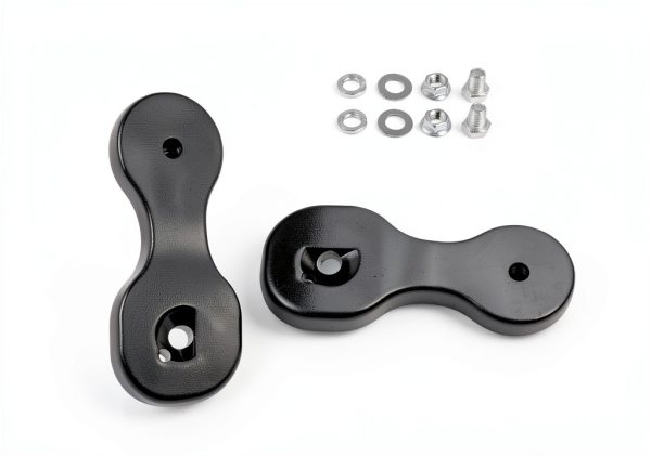 Sresk Harley Mirror Drop Bracket Adapter Set Duty Aluminum Waterproof-5