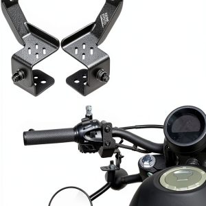 KEMIMOTO Handlebar Mount Rearview Mirror Bracket for Rebel 500 300-0