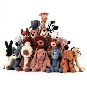 Crochet Stuffed Animal Patterns by David & Charles-0
