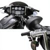 Hutexico Motorcycle Mirror Drop Bracket Kit Black Anodized 3.5" Lower-7