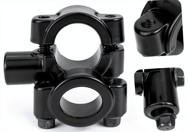 Beatifufu Polished Alloy Mirror Bracket L3227R01JXY 5.6x3.8CM-6