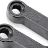 Qiilu Rearview Mirror Adapter Adjustable Aluminum Mount for-6