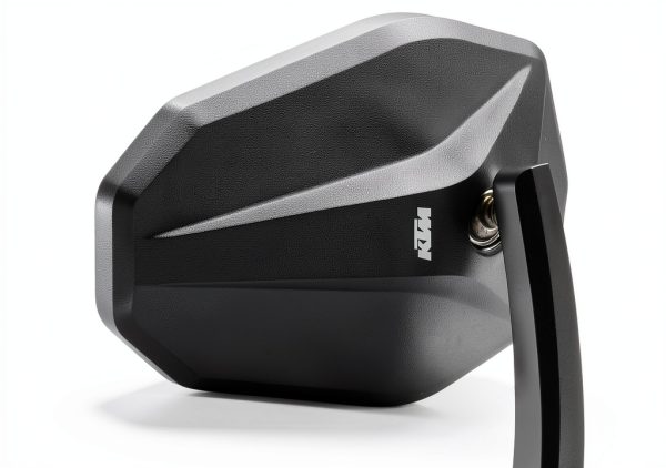 KTM Universal Handlebar End Mirror – Dual Side Polished Aluminum with-2