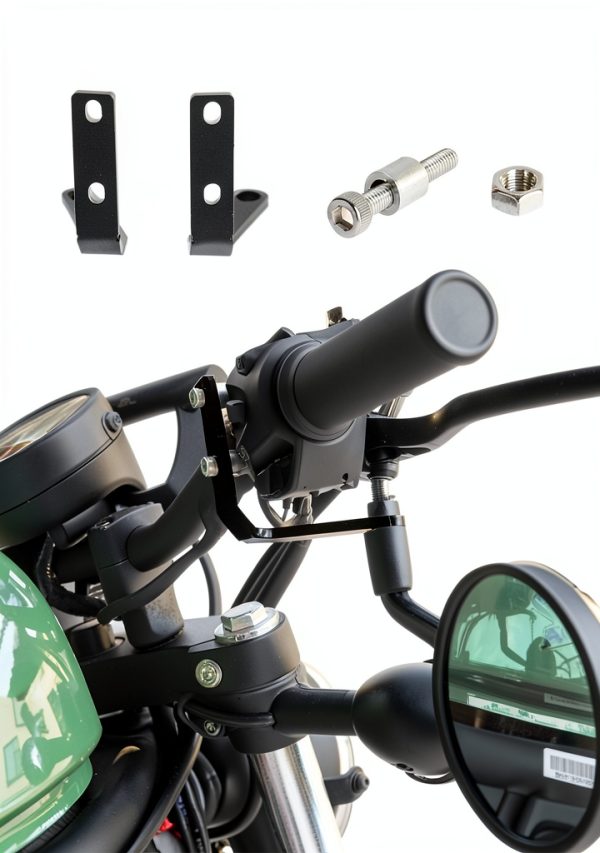LUXEMOTO Rearview Mirror Down Bracket for Honda Rebel CMX300/CMX500-4