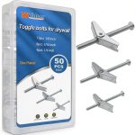 Toggle Bolts Wall Anchors 50pcs by weideer Heavy Duty Drywall Set-0