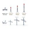 Toggle Bolt Kit 76Pcs 1/8" 3/16" 1/4" Zinc Steel Wall Anchor by Wokape-1