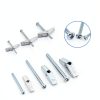 Toggle Bolt Kit by Glarks Zinc Plated Steel 24‑Piece 1/8‑3/16‑1/4-2