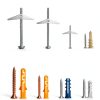 Drywall Anchors Vibit Heavy Duty Toggle Bolts Kit 170 PCS-1