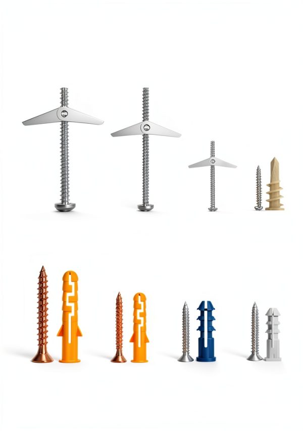 Drywall Anchors Vibit Heavy Duty Toggle Bolts Kit 170 PCS-1