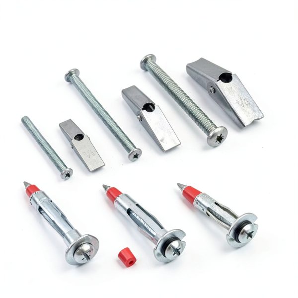Toggle Bolt Kit 76Pcs 1/8" 3/16" 1/4" Zinc Steel Wall Anchor by Wokape-4