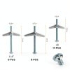 28PCS Toggle Bolts Wing Nuts Heavy Duty Hollow Wall Anchors for-2