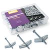 Swpeet Toggle Bolt and Wing Nut Kit 24 Pcs for Drywall 1/8‑1/4 Inch-0