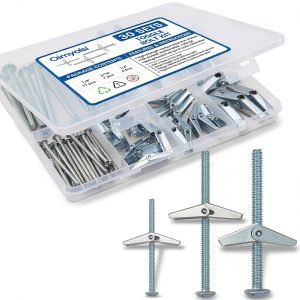 Toggle Bolts Oimyalsi 30 Set Heavy Duty Metal Drywall Anchors Kit-0