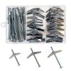 28PCS Toggle Bolts Wing Nuts Heavy Duty Hollow Wall Anchors for-0