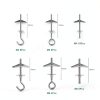 48Pcs Toggle Bolts for Drywall,Toggle Anchors Assortment Kit-M4 M6 Toggle Bolt & Eye Bolt &Ceiling Hooks for Hanging Plants Heavy Duty,Butterfly Anchors for Drywall,Zinc Plated-3