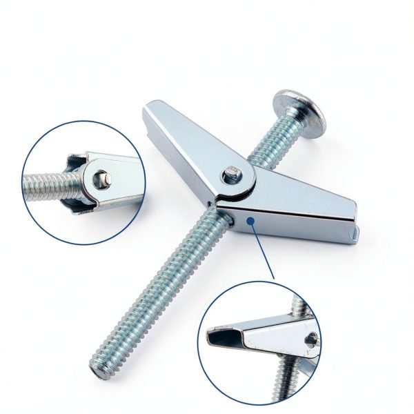 Toggle Bolts Oimyalsi 30 Set Heavy Duty Metal Drywall Anchors Kit-2